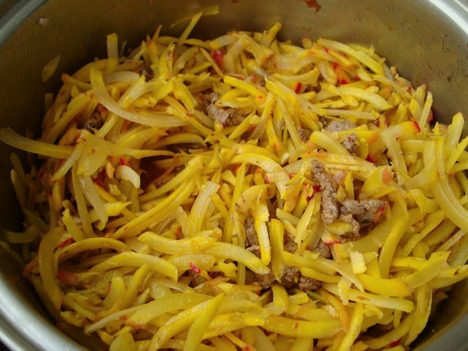 Ulluquitos con carne